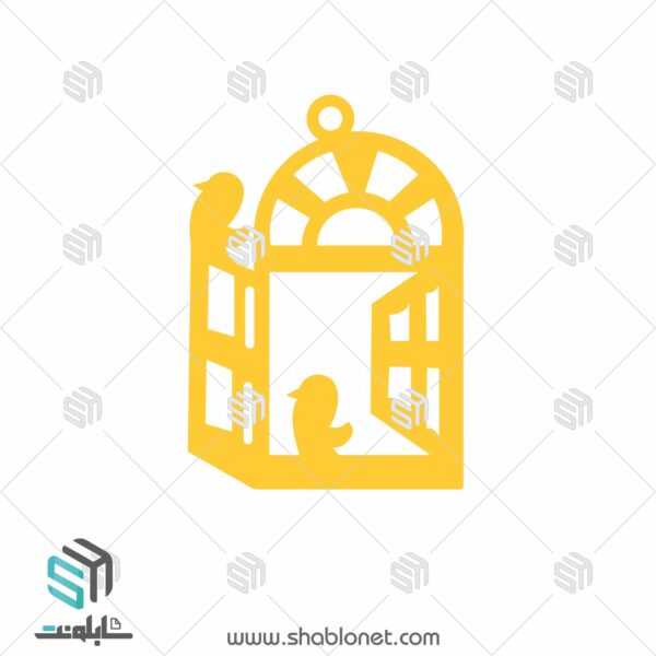 طرح لیزر پلاک طرح مرغ آمین
