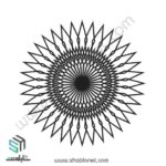 وکتور مشبک دایره‌ای