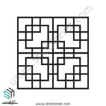 وکتور طرح تایل سقفی