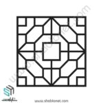 وکتور طرح تایل سقفی