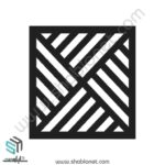 وکتور طرح تایل سقفی