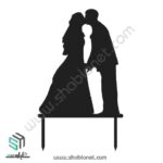 طرح لیزری تاپر کیک عروسی