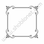 طرح وکتوری قاب