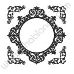 طرح وکتوری قاب