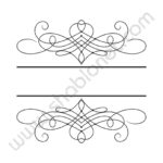 طرح وکتوری قاب