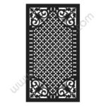 طرح درب فلزی.وکتور مشبک