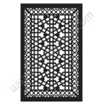 طرح درب فلزی.وکتور مشبک